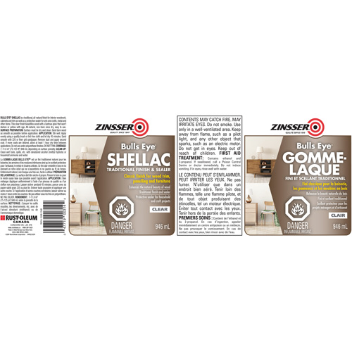 Scellant &agrave; la gomme-laque Zinsser Bulls Eye Les Fournitures Industrielles Méga