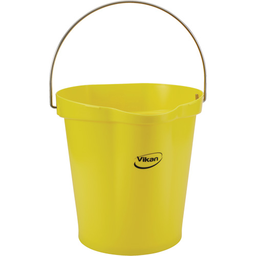 Food Hygiene Bucket, Yellow, 3 US gal. Les Fournitures Industrielles Méga