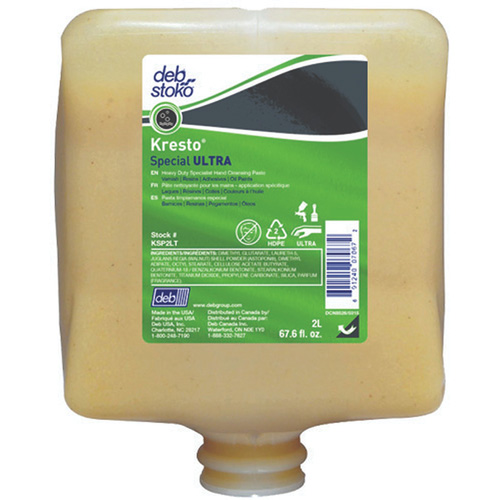 Kresto&reg; Special Ultra Hand Cleaner Refill, Paste, 2 L, Plastic Cartridge, Fresh Scent Les Fournitures Industrielles Méga