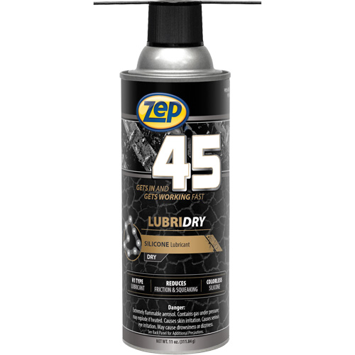 45 Lubridry Silicone-Based Dry Lubricant, Aerosol Can Les Fournitures Industrielles Méga