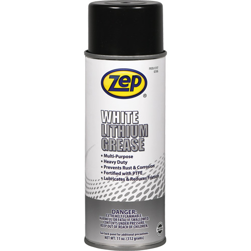White Lithium Grease Lubricant, Aerosol Can Les Fournitures Industrielles Méga
