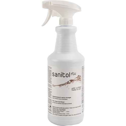 Sanitol Concentrated Disinfectant & Sanitizer, 950 ml, Trigger Bottle Les Fournitures Industrielles Méga