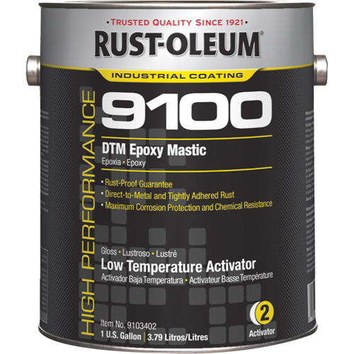 Activateur &agrave; basse temp&eacute;rature pour mastic &eacute;poxy DTM du syst&egrave;me 9100, Gallon Les Fournitures Industrielles Méga
