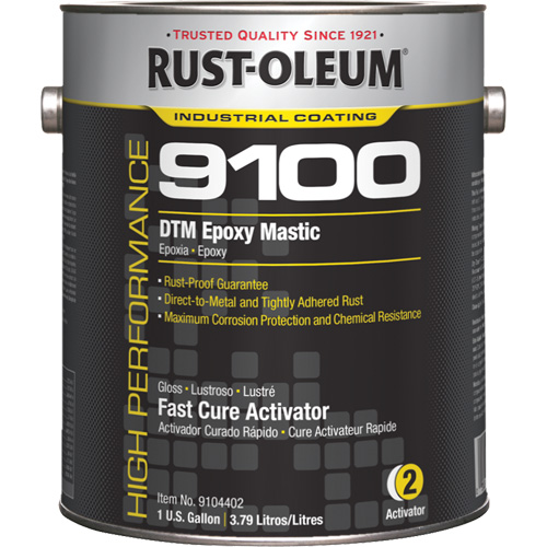 Activateur pour s&eacute;chage rapide pour mastic &eacute;poxy DTM du syst&egrave;me 9100, Gallon Les Fournitures Industrielles Méga