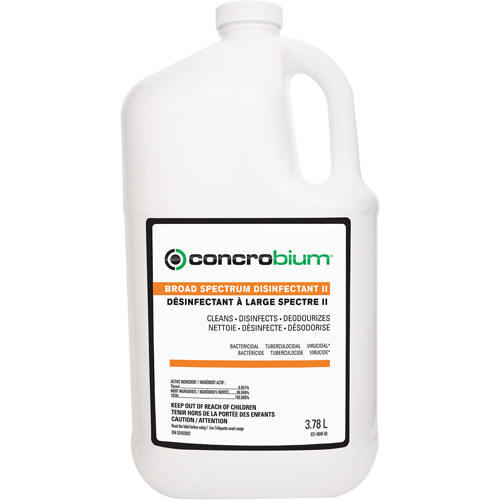 Broad Spectrum Disinfectant II, 3.78 L, Jug Les Fournitures Industrielles Méga