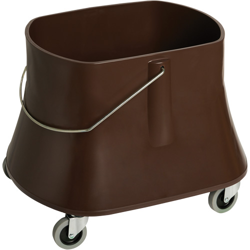 Seau pour vadrouille Champ, Capacit&eacute; de 10 gal. US (40 pintes), Brun Les Fournitures Industrielles Méga