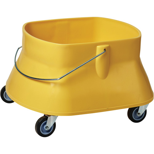 Seau pour vadrouille Champ, Capacit&eacute; de 8 gal. US (32 pintes), Jaune Les Fournitures Industrielles Méga