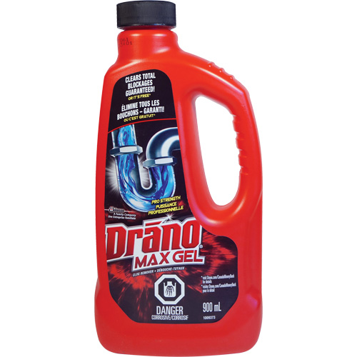 Produit d&eacute;bouchant pour drain Max Gel de Drano Les Fournitures Industrielles Méga