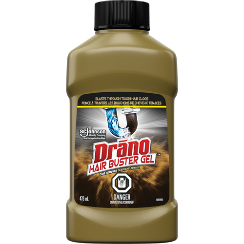 Produit d&eacute;bouchant extra puissant pour les bouchons de cheveux de Drano Les Fournitures Industrielles Méga