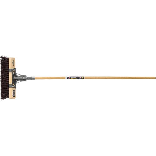 Street Broom, 18", X-Coarse, Synthetic Bristles Les Fournitures Industrielles Méga