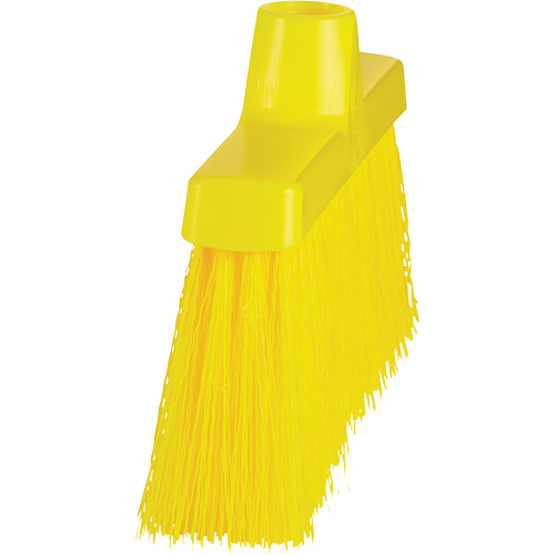 Balai oblique ColorCore, Crins Moyen, 10", Polypropyl&egrave;ne, Jaune Les Fournitures Industrielles Méga