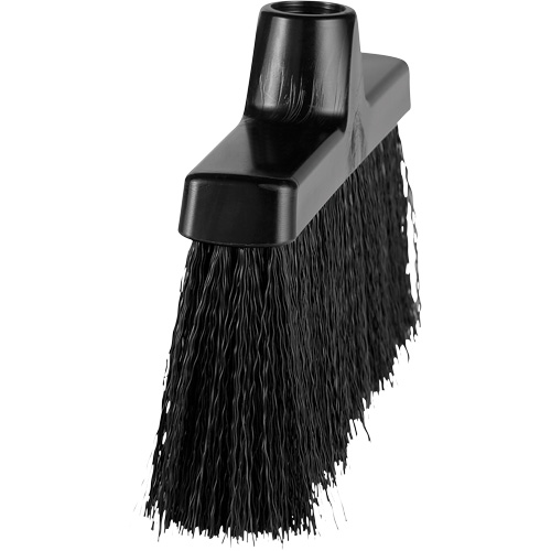 ColorCore Angle Head Broom, Medium Bristles, 10", Polypropylene, Black Les Fournitures Industrielles Méga