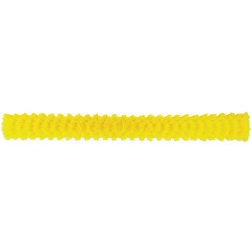 ColorCore Push Broom, Fine Bristles, 24", Polypropylene, Yellow Les Fournitures Industrielles Méga