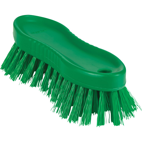Brosse &agrave; main ColorCore, Soies Ferme, Longueur de 6", Vert Les Fournitures Industrielles Méga