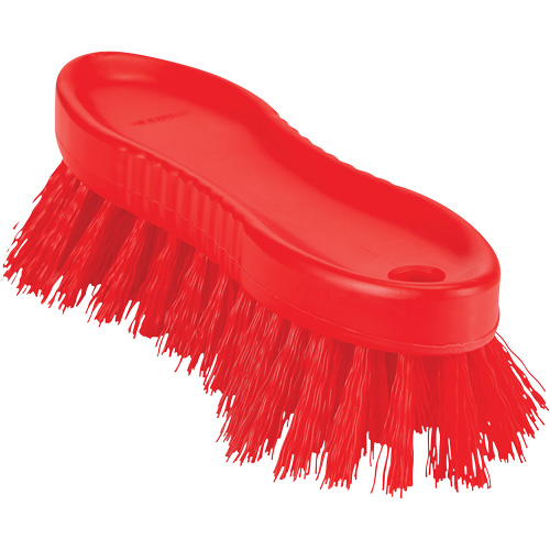 Brosse &agrave; main ColorCore, Soies Ferme, Longueur de 6", Rouge Les Fournitures Industrielles Méga