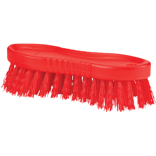 Brosse &agrave; main ColorCore, Soies Ferme, Longueur de 6", Rouge Les Fournitures Industrielles Méga