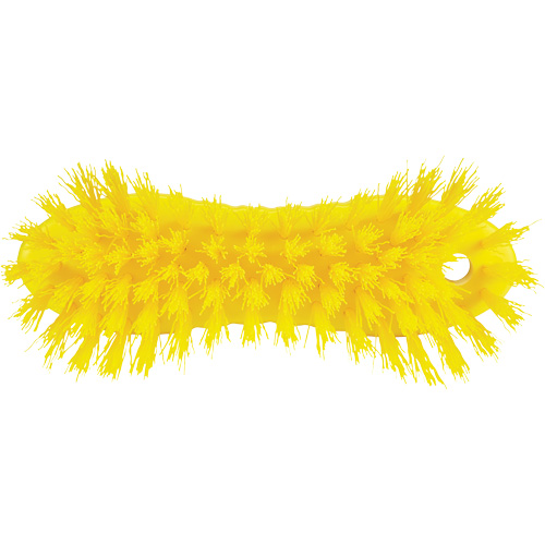 Brosse &agrave; main ColorCore, Soies Ferme, Longueur de 6", Jaune Les Fournitures Industrielles Méga
