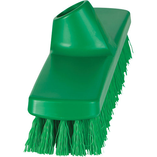 Brosse &agrave; r&eacute;curer ColorCore pour murs, Soies Ferme, Longueur de 12", Vert Les Fournitures Industrielles Méga