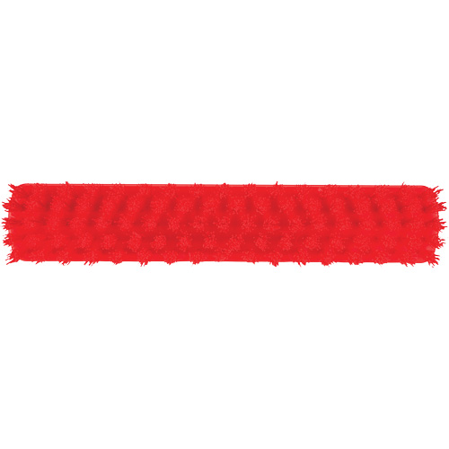 Brosse &agrave; r&eacute;curer ColorCore pour murs, Soies Ferme, Longueur de 12", Rouge Les Fournitures Industrielles Méga