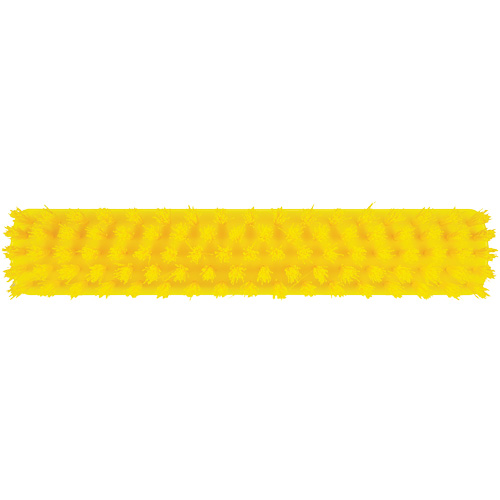 Brosse &agrave; r&eacute;curer ColorCore pour murs, Soies Ferme, Longueur de 12", Jaune Les Fournitures Industrielles Méga