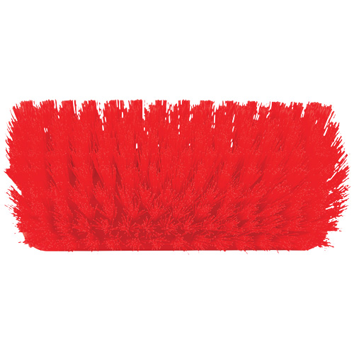 ColorCore High-Low Brush, Stiff Bristles, 10" Long, Red Les Fournitures Industrielles Méga