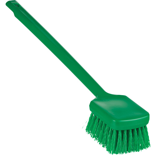 Brosse &agrave; manche long ColorCore, Soies Ferme, Longueur de 20", Vert Les Fournitures Industrielles Méga