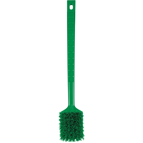 Brosse &agrave; manche long ColorCore, Soies Ferme, Longueur de 20", Vert Les Fournitures Industrielles Méga