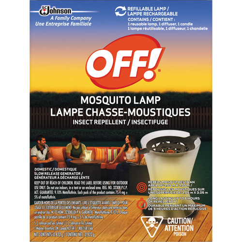 Lampe chasse-moustiques Off! PowerPad, Sans DEET, Lampe,  Les Fournitures Industrielles Méga