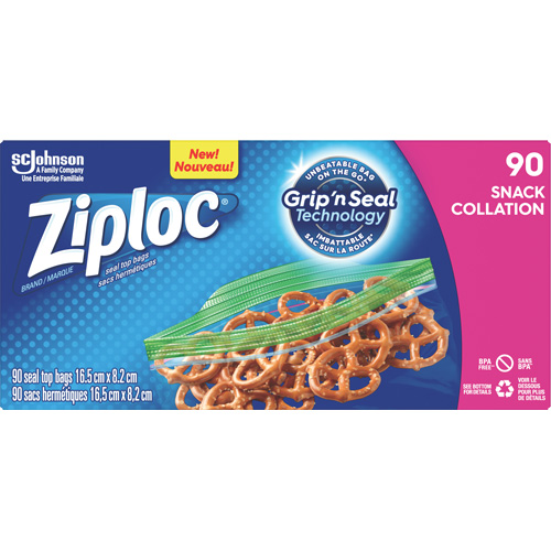 Sacs &agrave; collation Ziploc Les Fournitures Industrielles Méga