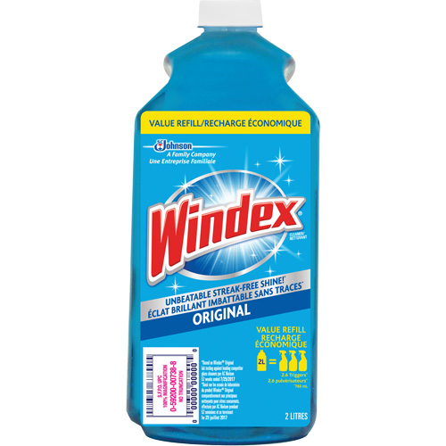 Windex&reg; Glass Cleaner Refill, 2 L, Bottle Les Fournitures Industrielles Méga