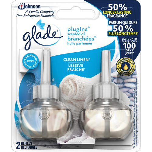Recharge Glade Branch&eacute;es huile parfum&eacute;e, Lessive fraîche , Cartouche Les Fournitures Industrielles Méga