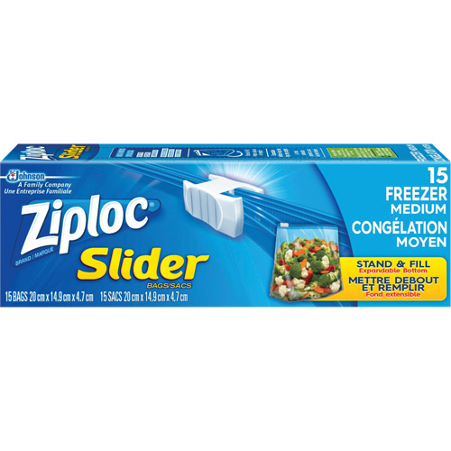 Sacs de cong&eacute;lation &agrave; glissi&egrave;re Ziploc Les Fournitures Industrielles Méga