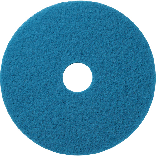 Tampons de nettoyage pour planchers, 12", Nettoyage/&agrave; r&eacute;curer, Bleu Les Fournitures Industrielles Méga
