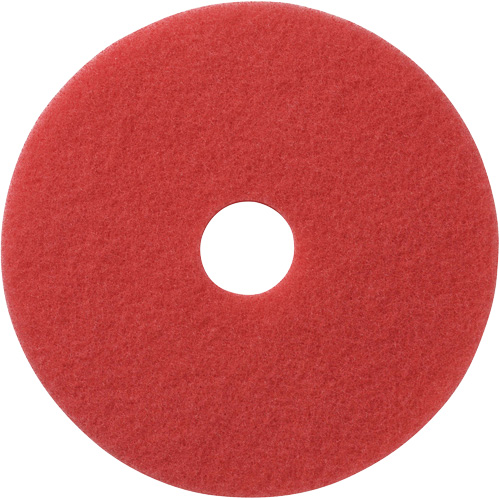 Floor Pads, 12", Buffing, Red Les Fournitures Industrielles Méga