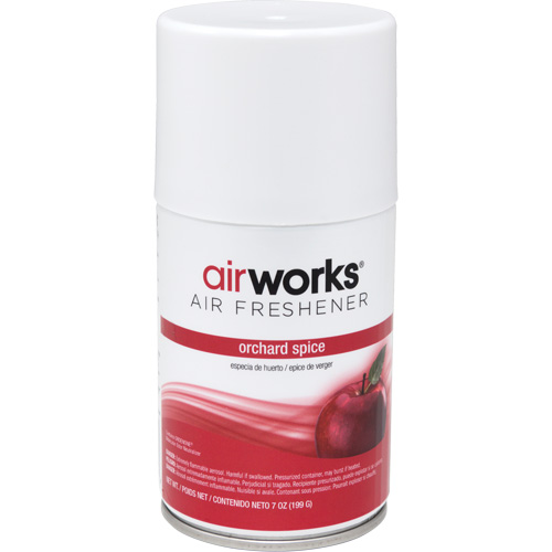 AirWorks&reg; Metered Air Fresheners, Orchard Spice, Aerosol Can Les Fournitures Industrielles Méga