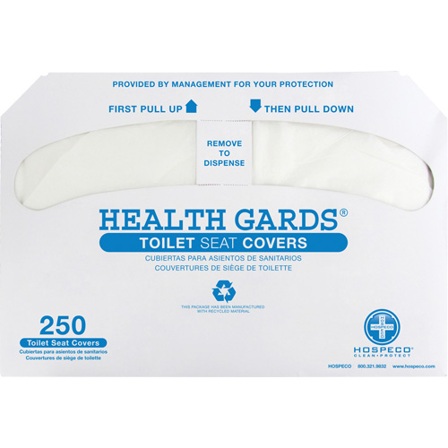 Health Gards&reg; Half-Fold Toilet Seat Covers Les Fournitures Industrielles Méga