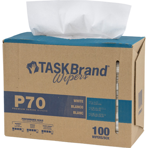 TaskBrand&reg; P70 Premium Series Wipers, Heavy-Duty, 16-3/4" L x 8-1/4" W Les Fournitures Industrielles Méga