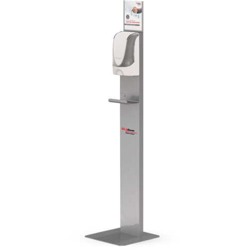 Touch-Free Hand Sanitizer Dispenser Floor Stand Les Fournitures Industrielles Méga