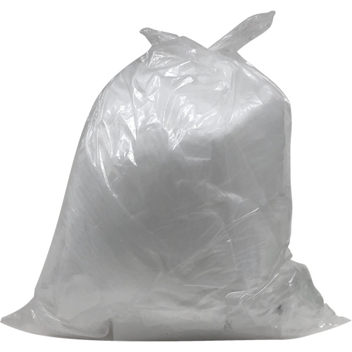 Sacs &agrave; d&eacute;chets de calibre industriel, Utilitaire, 20" la x 22" lo, 0,64 mils, Transparent, Capacit&eacute; 23 L (6 Gal.) Les Fournitures Industrielles Méga