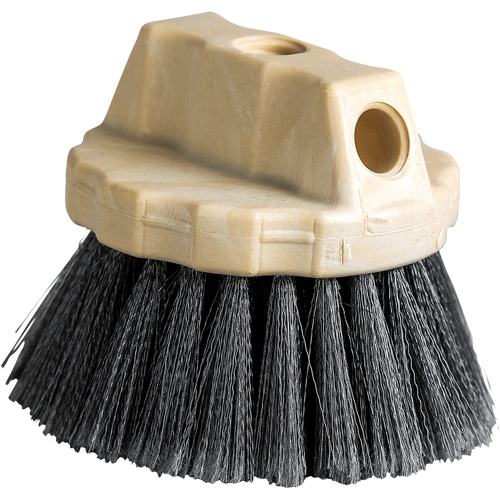 Brosse pour fen&ecirc;tres &agrave; soies fleur&eacute;es, 5" l, Soies Polypropyl&egrave;ne, Gris Les Fournitures Industrielles Méga