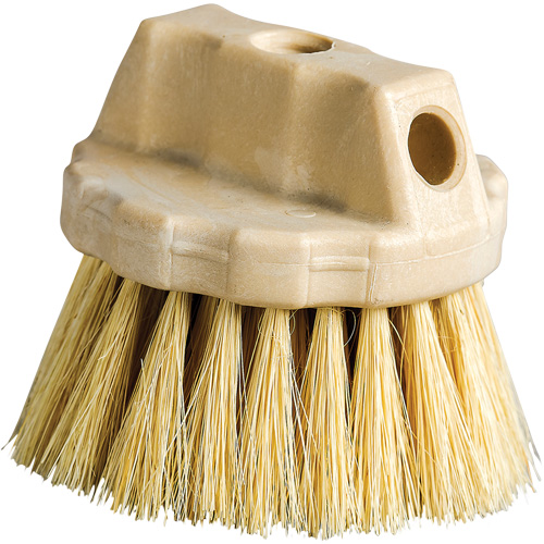 Brosse de nettoyage ronde, 5" l, Soies Tampico, Beige Les Fournitures Industrielles Méga