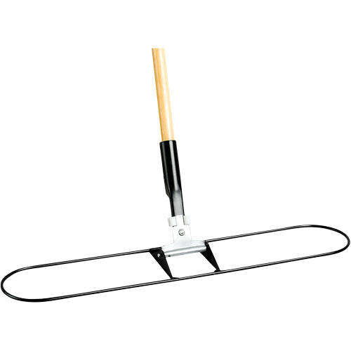Support et manche pour vadrouille &agrave; &eacute;pousseter Clipper, 24", M&eacute;tal Les Fournitures Industrielles Méga