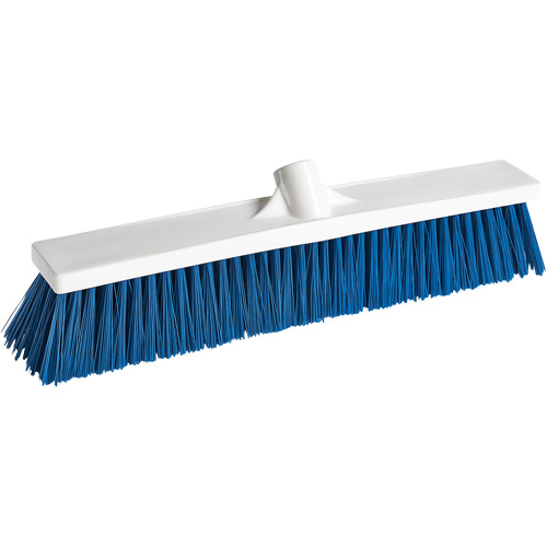 Foodservice Push Broom, Medium Bristles, 24", Polyester, White Les Fournitures Industrielles Méga