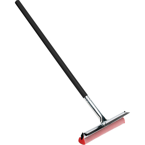 Car Squeegee, 10", Rubber, Stainless Steel Frame Les Fournitures Industrielles Méga