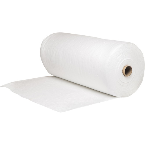 Tampon absorbant pour produits p&eacute;troliers, Lourd, 131,234' lo x 38" la, Absorption 78,6 gal. Les Fournitures Industrielles Méga