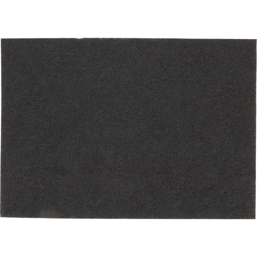 Floor Pad, 14" x 28", Stripping, Black Les Fournitures Industrielles Méga