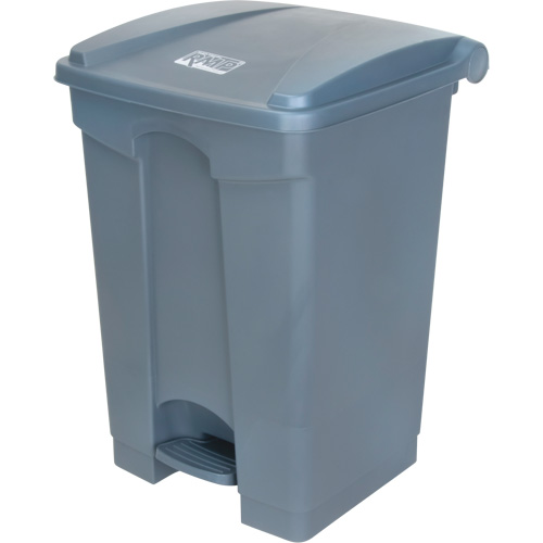 Poubelle &agrave; p&eacute;dale, Plastique, Capacit&eacute; 12 gal. US Les Fournitures Industrielles Méga