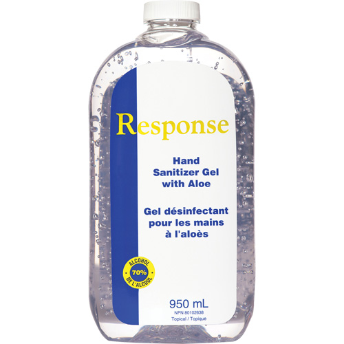 Gel d&eacute;sinfectant pour les mains &agrave; l'alo&egrave;s Response, 950 ml, Recharge, 70 % alcool Les Fournitures Industrielles Méga