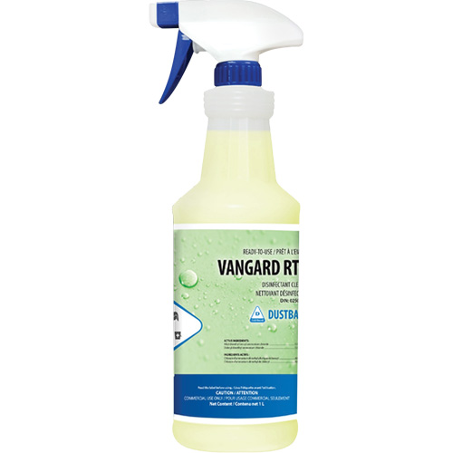 Vangard Ready-to-Use Disinfectant, 1 L, Trigger Bottle Les Fournitures Industrielles Méga