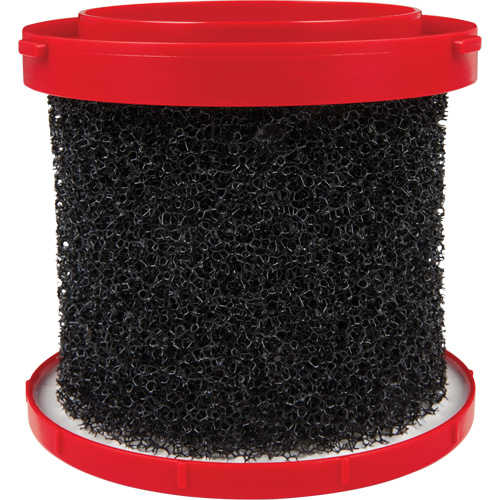 Filtre pour aspirateur de liquides, Mousse, Pour 1,6 - 2,5 gal. US Les Fournitures Industrielles Méga
